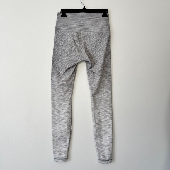 Lululemon Wunder Under Leggings Hi-Rise Tight Ombre Melange Space Dye White Sz 6 - Picture 3 of 13